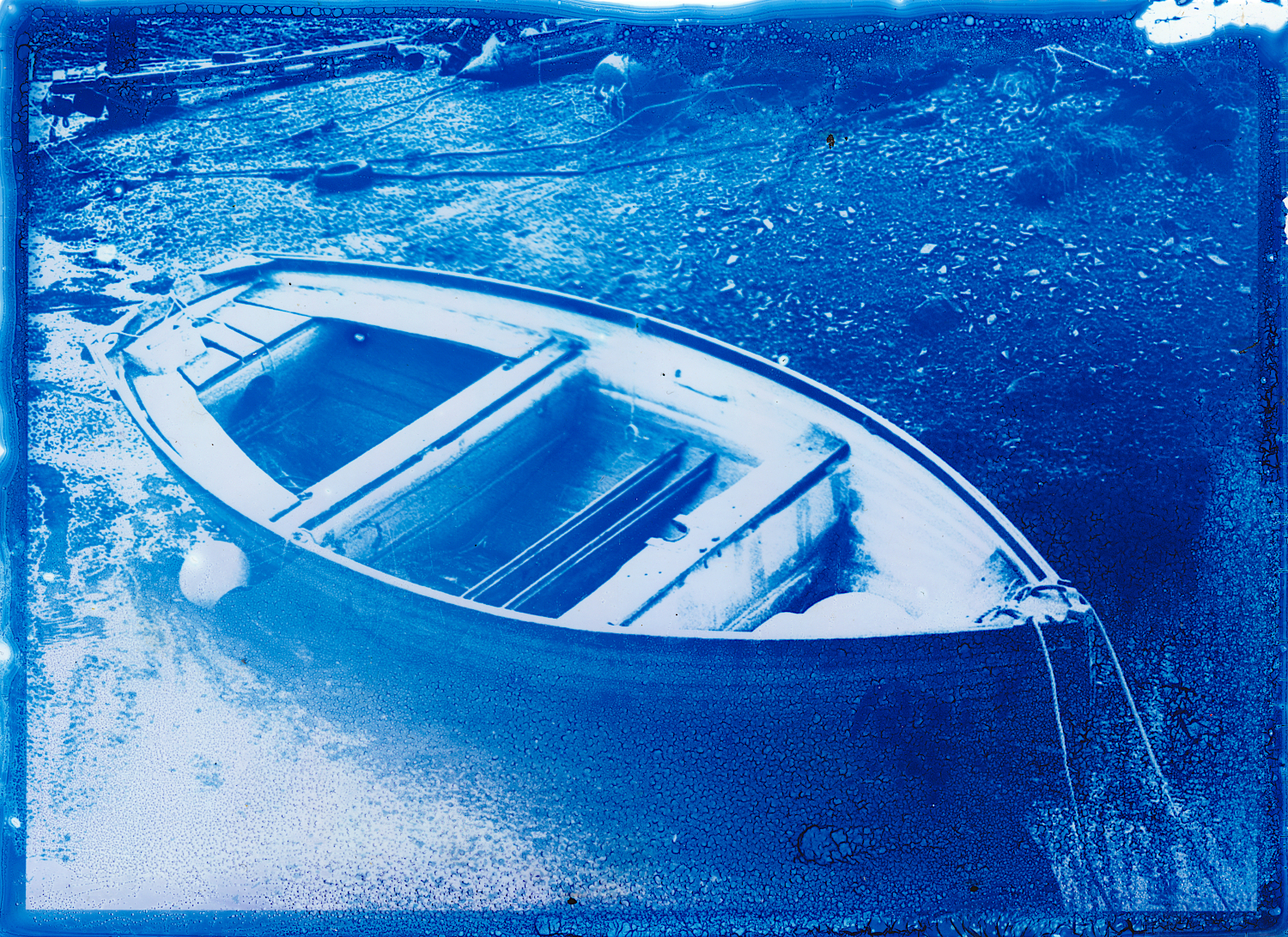 Cyanotype on Glass