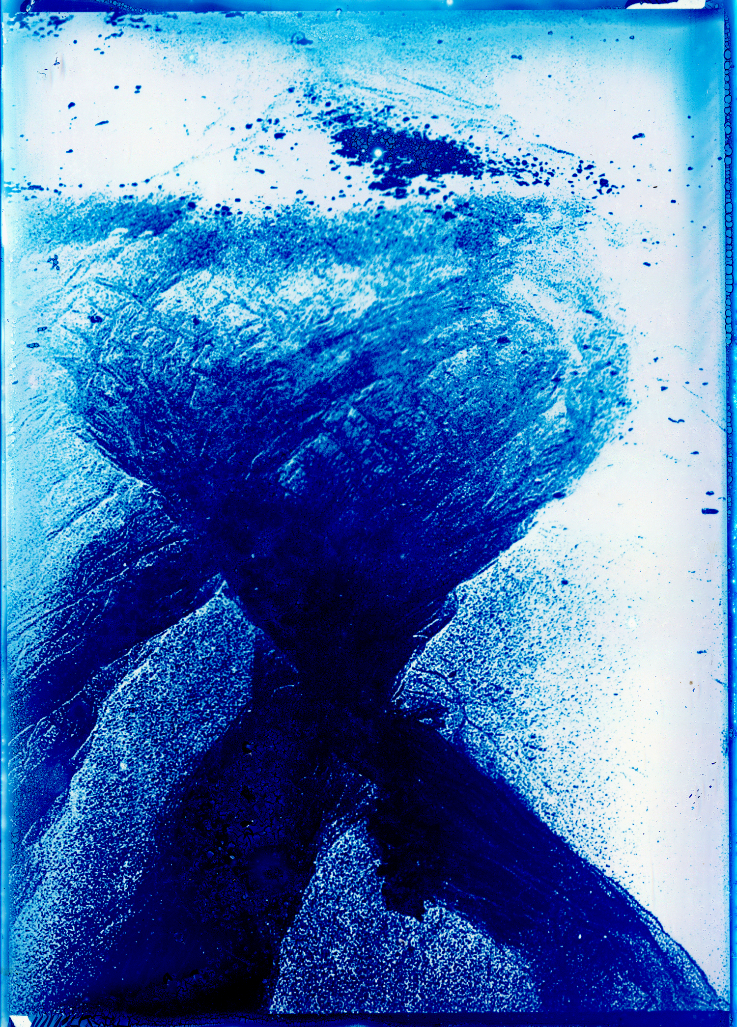 Cyanotype on Glass