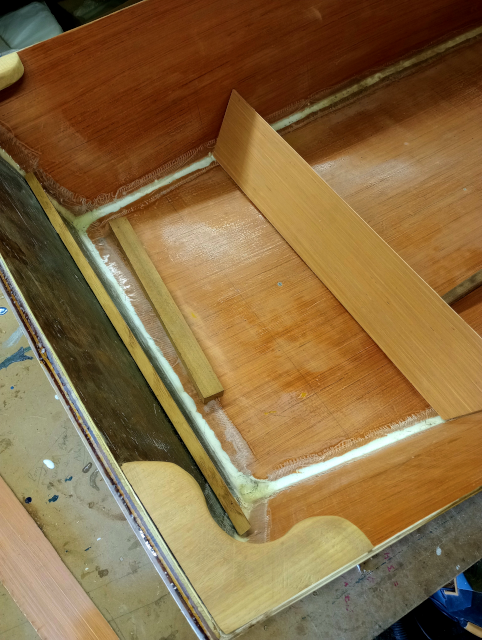 tender build creating buoyancy chamber